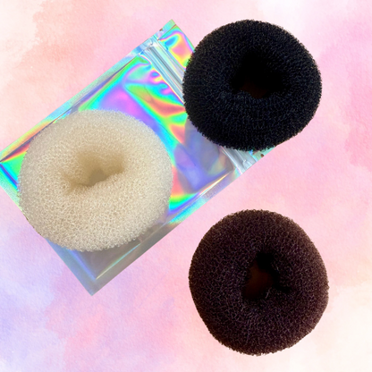 FMH - Donut medio biondo, marrone o nero 7cm