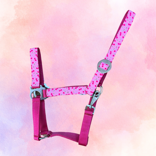 Happy Halsters - Fuchsia kersjes halster