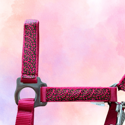 Happy Halsters - Fuchsia Panther Halfter