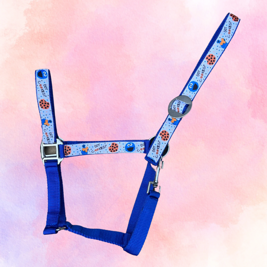 Happy Halsters - Blauw koekjes halster