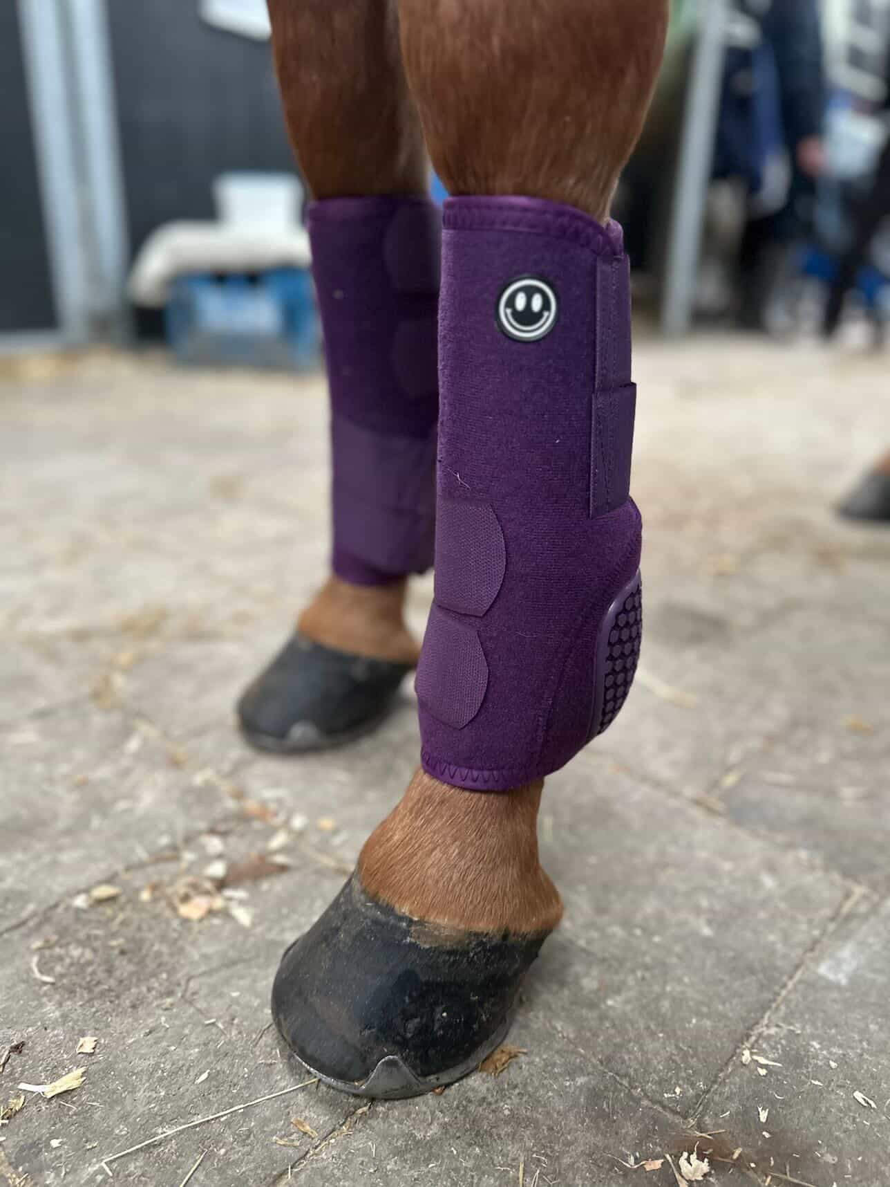 FMH - NeoPro the Solids - Protectores de neopreno para patas de caballo (varios colores)