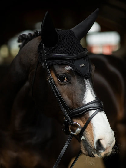 Equestrian Stockholm - Core Collection - Schwarzes Silber Gepolstertes Ohrenschutz