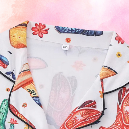 FMH - Kinder Sommer-Pyjama-Set/Loungewear Farm Ranch