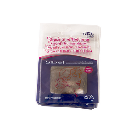 Sibel - Hair Bun Nets 2 Pieces Blonde/Brown/Black