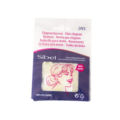 Sibel - Hair Bun Nets 2 Pieces Blonde/Brown/Black