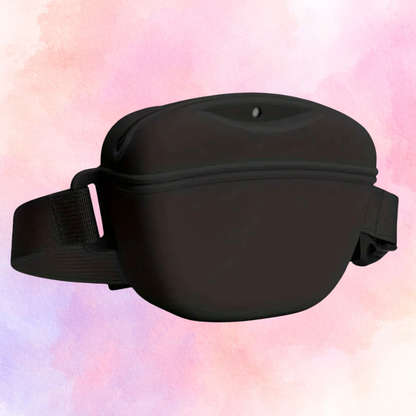 FMH - Silikon Trainings-Snacktüte mit Clip oder Bauchband für kleine Leckerlis