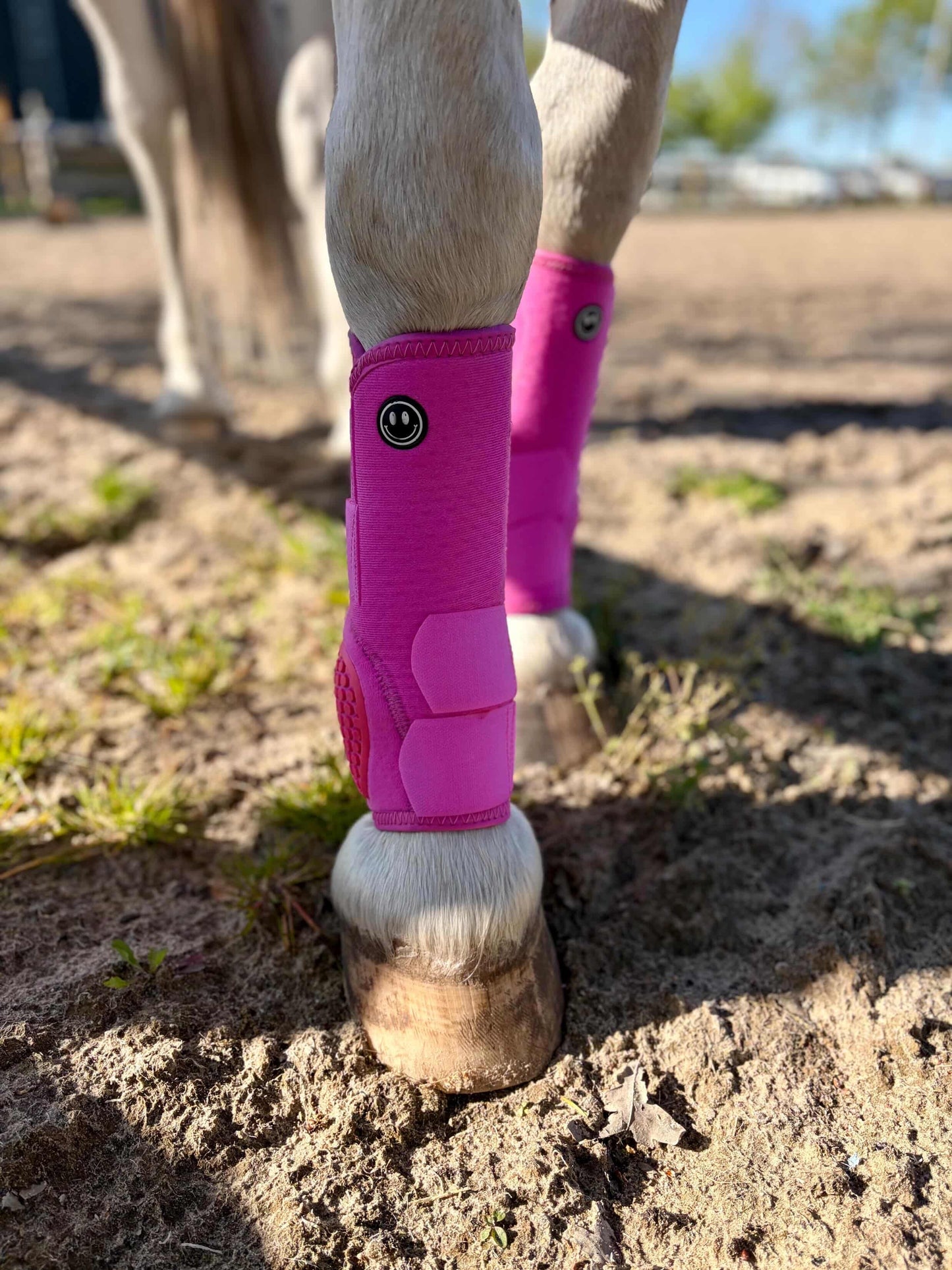 FMH - NeoPro the Solids - Protectores de neopreno para patas de caballo (varios colores)