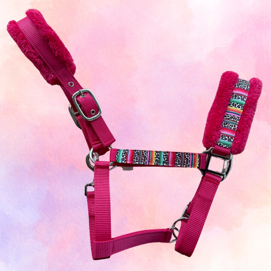 Happy Halters x FMH - Colorful Panther Exclusive halter (fur)
