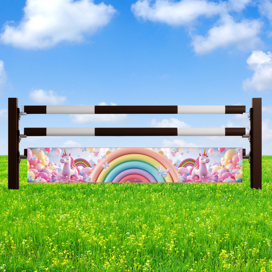 Jumpbanners - Hinderniszeil Bixie Unicorn Dreams