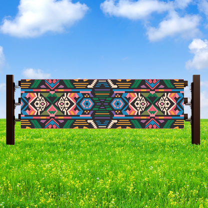 Jumpbanners - Hindernisplane Rocket Aztek Print