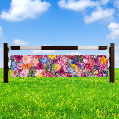 Jumpbanners - Hindernisplane Standard Floral Party