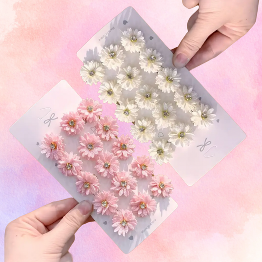 FMH - Flower hair and mane clips 10 pcs.