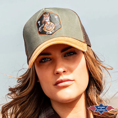 Stars&Stripes - Trucker-Cap Stolze Cowgirl-Cap
