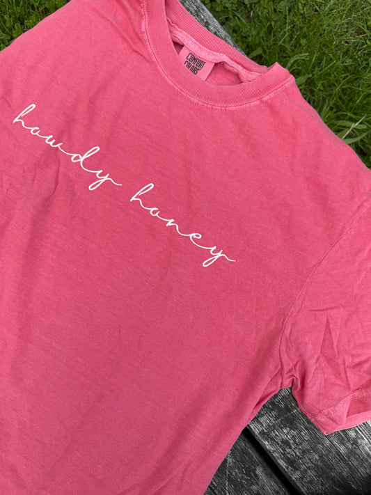 FlossandFable - T-shirt "Howdy Honey!" Watermelon