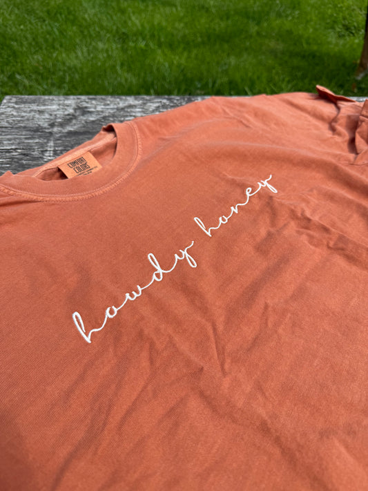 FlossandFable - T-shirt "Howdy Honey!" Yam