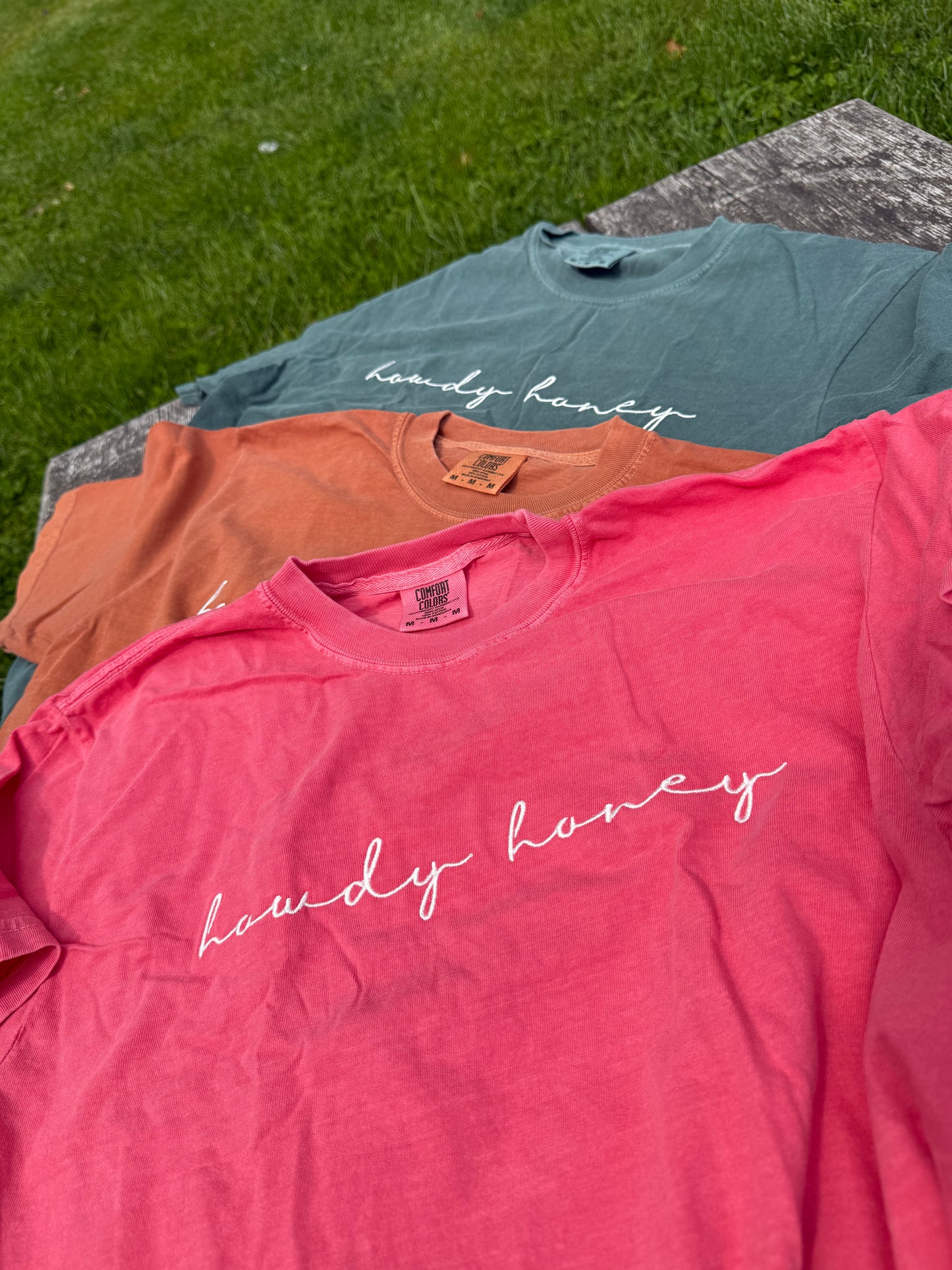 FlossandFable - T-shirt "Howdy Honey!" Watermelon