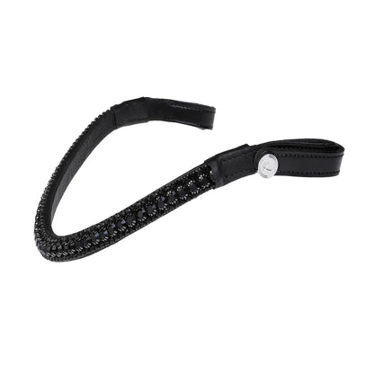 Lumiere - Black Solitaire Crystal Stirnband