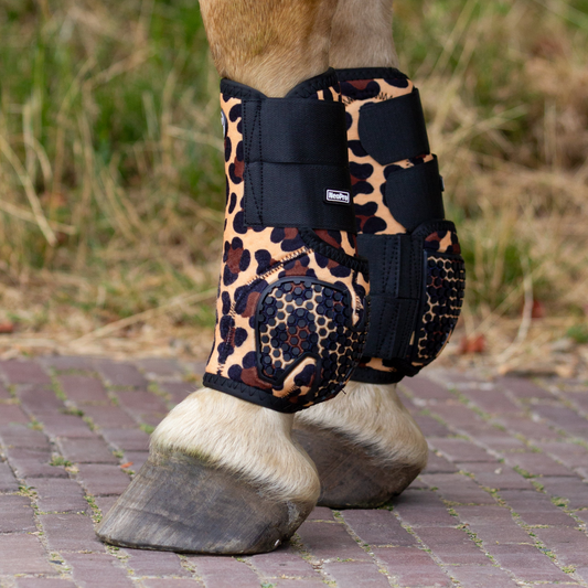 FMH - NeoPro the Leopard - Neoprene beenbeschermers boots voor paarden (div. kleuren)
