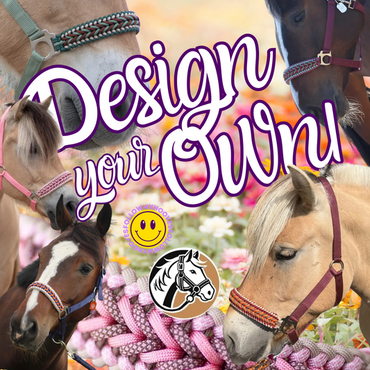 Design Your Own! - Handgemaakte Paardenhalsters - Eigen ontwerp halster