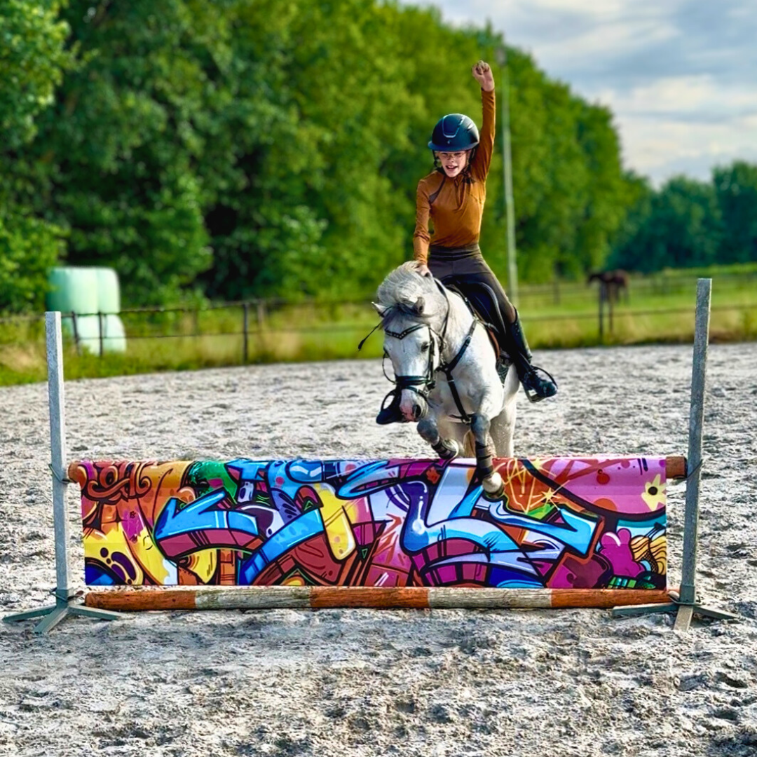 Jumpbanners - Hinderniszeil Standard Graffiti