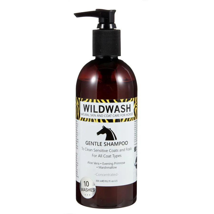 WildWash - Equine Gentle natuurlijke paardenshampoo voor gevoelige huid 300ml