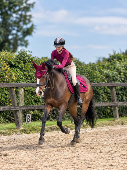 Equestrian Stockholm - FW26 Merlot - Dynamic Base Layer rijtop longsleeve