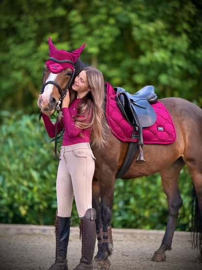 Equestrian Stockholm - FW26 Merlot - Dynamic Base Layer rijtop longsleeve