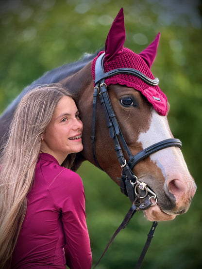 Equestrian Stockholm - FW26 Merlot - Dynamic Base Layer rijtop longsleeve