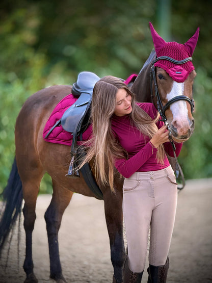 Equestrian Stockholm - FW26 Merlot - Dynamic Base Layer rijtop longsleeve