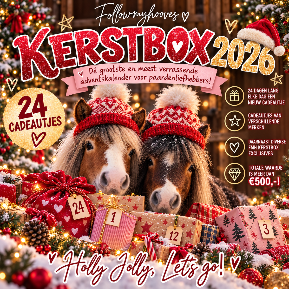 DE FMH KERSTBOX 2026 - Mega Adventskalender voor paardenliefhebbers t.w.v. €500+ - PRE-ORDER! 🎄