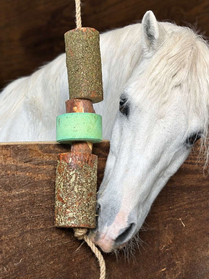 Herbi Horse - Holz-Kräuter-Spieltau mit Leckstein Breath