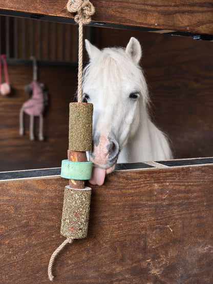 Herbi Horse - Holz-Kräuter-Spieltau mit Leckstein Breath