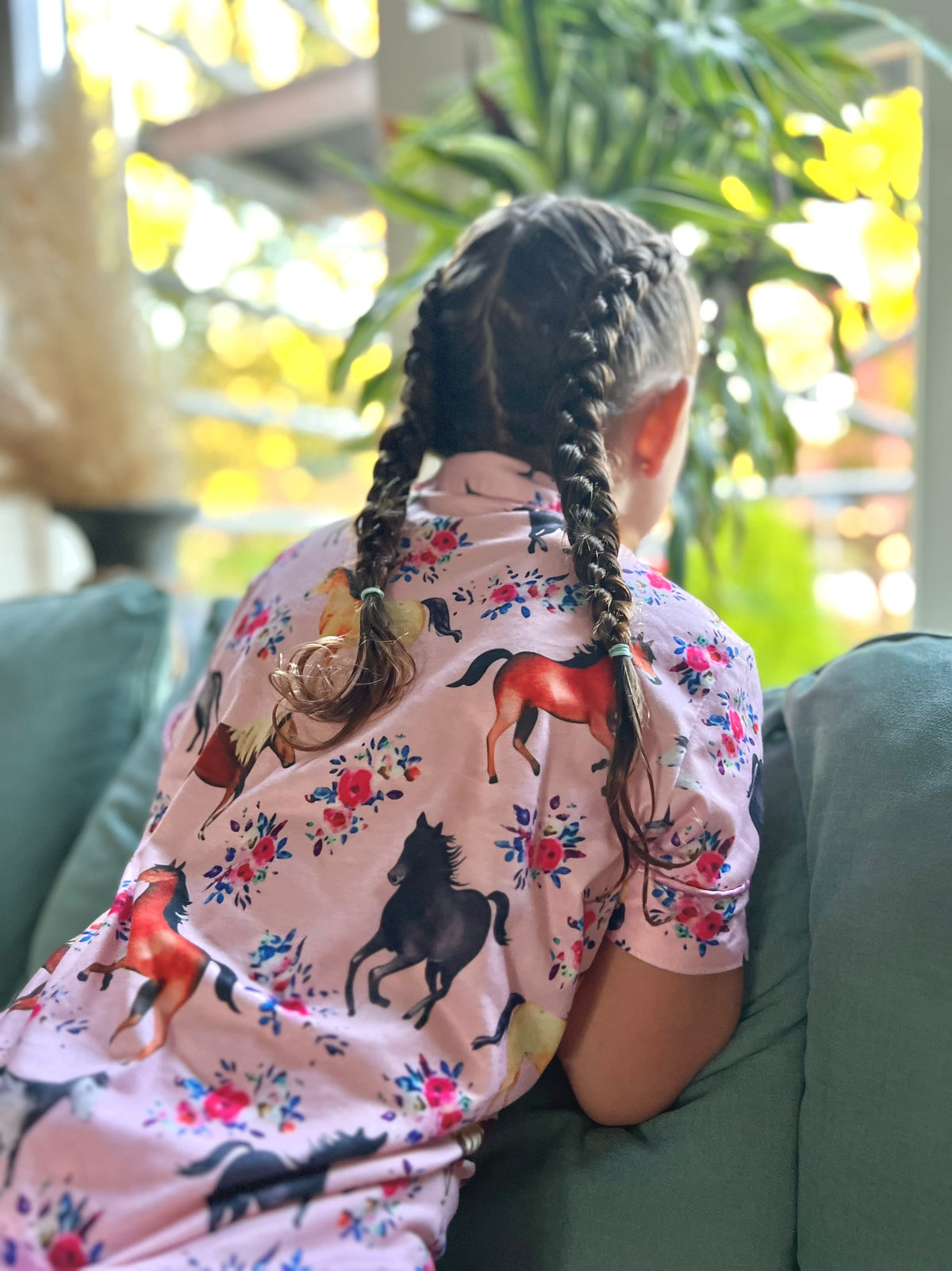 FMH - Kinder Sommer-Pyjama-Set/Loungewear Pink Pony