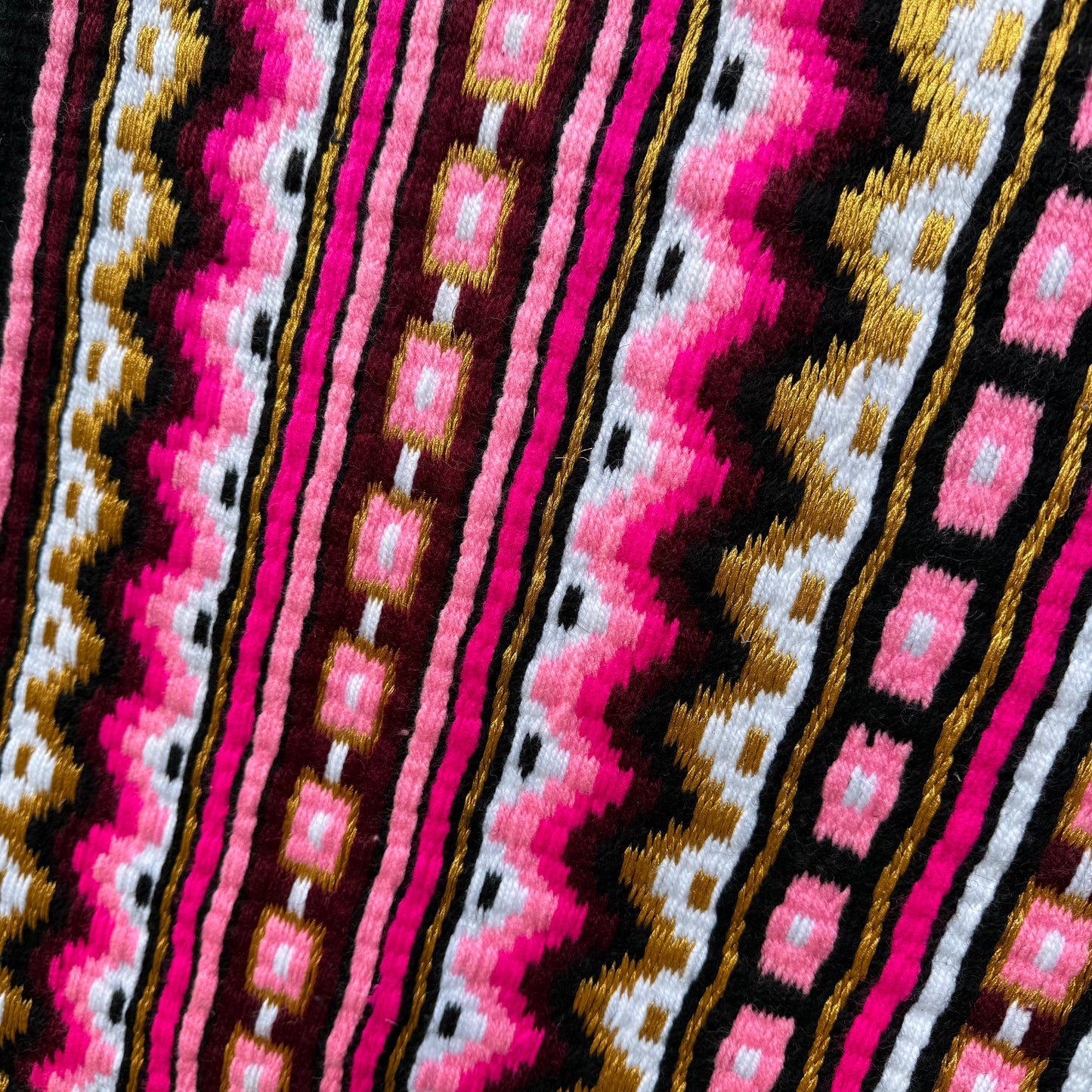 FMH - Masterpad Arena - Western Showblanket S004 - Zwart/ roze/ felroze/ bordeaux