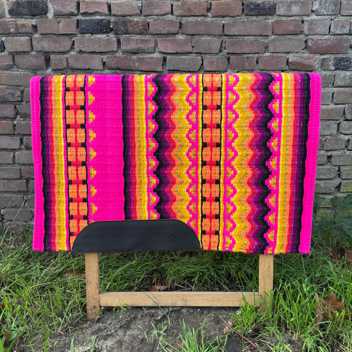 FMH - Masterpad Arena - Western Showblanket S002 - felroze/ geel/ oranje/ paars