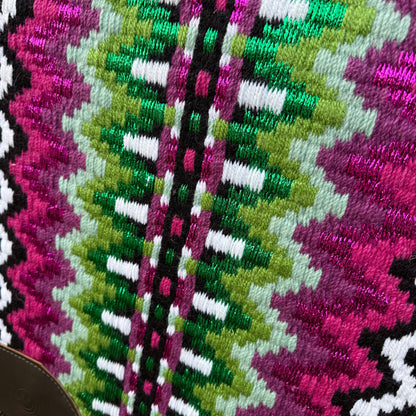 FMH - Masterpad Arena - Western Showblanket S009 - zwart/ fuchsia/ groen