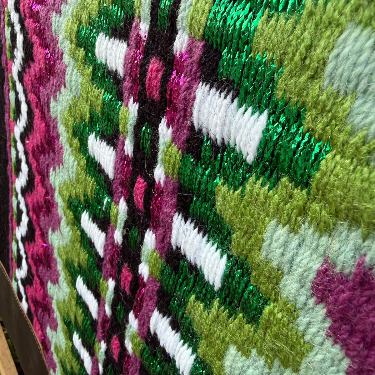 FMH - Masterpad Arena - Western Showblanket S009 - zwart/ fuchsia/ groen