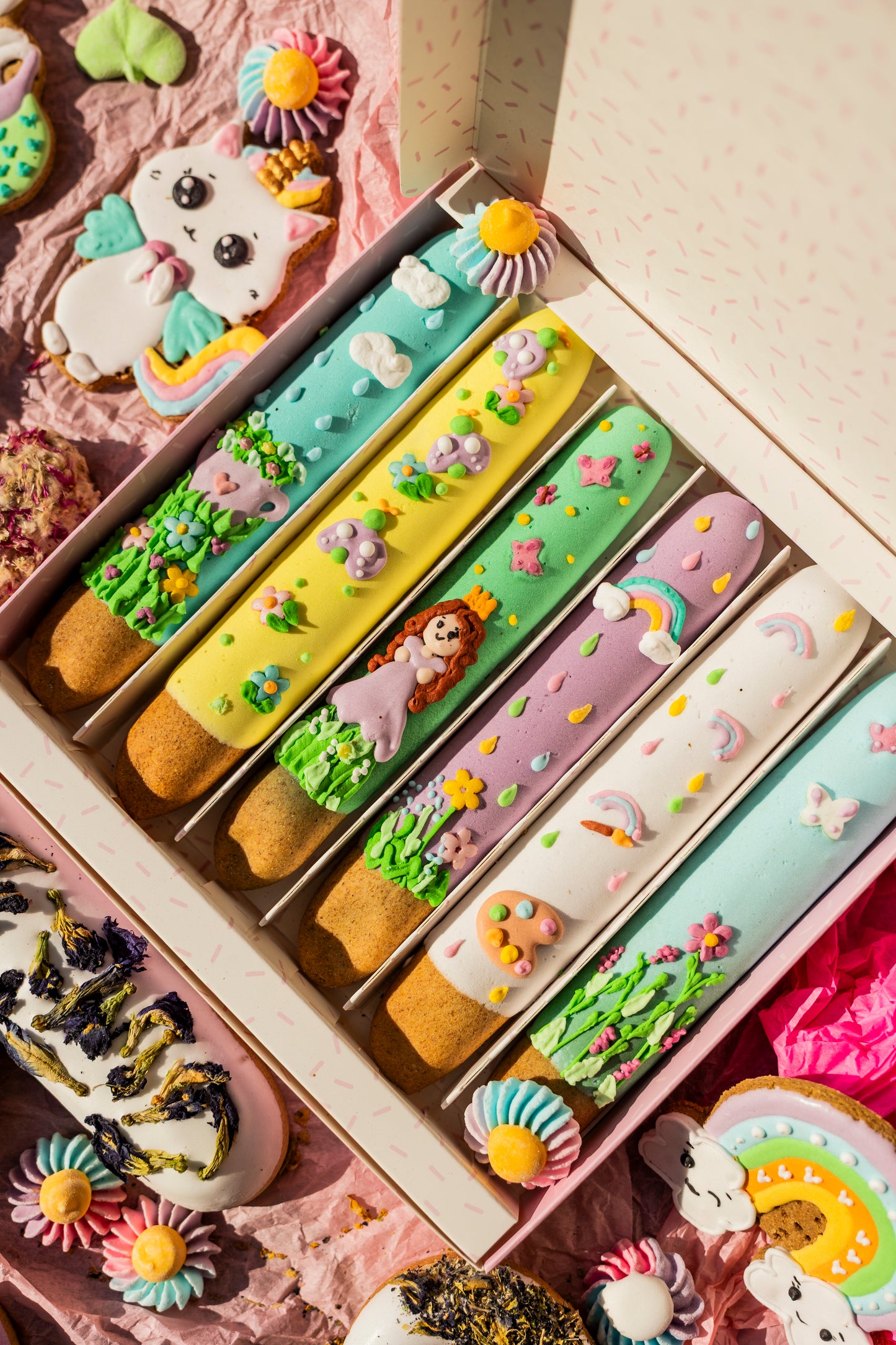 Candy Horse - Rainbow World Limited Collection - Versierde Sticks 6st.