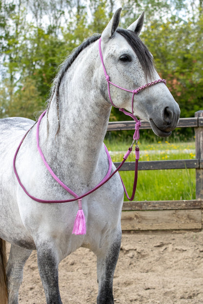 Touwhalster set pink velvet