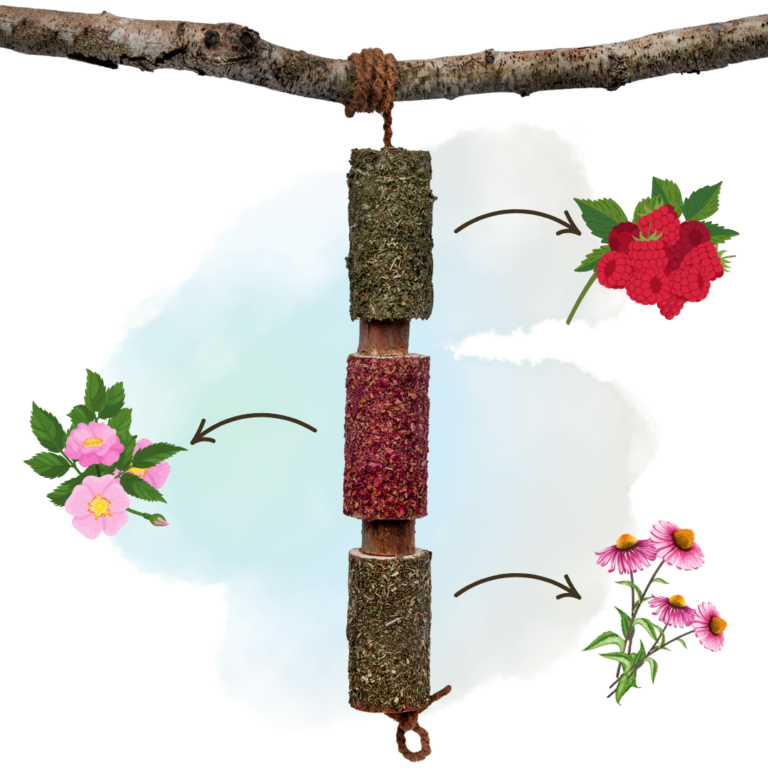 Herbi Horse - Houten speeltouw met kruiden (diverse)