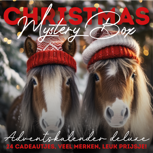 PRE-ORDER - Christmas Mystery Box - Kerst Adventskalender voor paarden & baasjes (24 cadeautjes!)