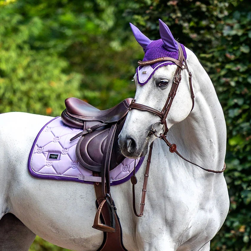 Equestrian Stockholm - SS26 Lavender - Jump Saddle Pad springzadeldek Pearl