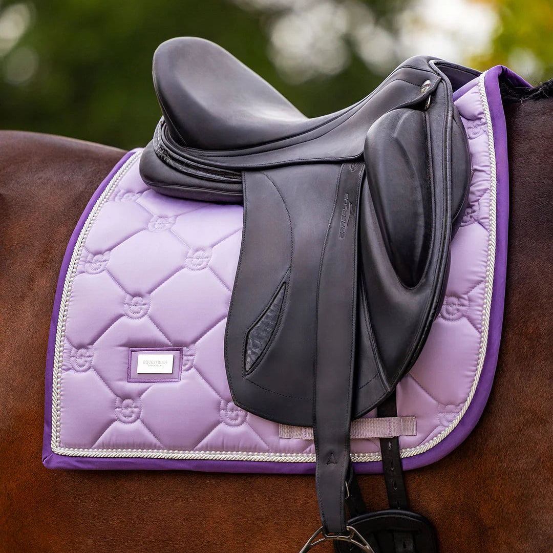 Equestrian Stockholm - SS26 Lavender - Dressage Saddle Pad dressuurzadeldek Pearl