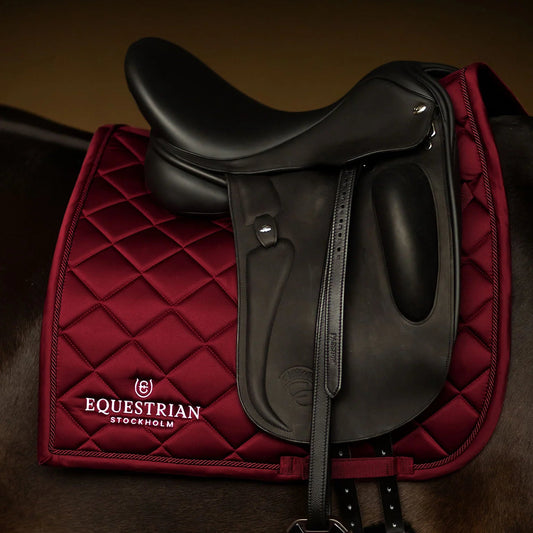 Equestrian Stockholm - Line Collection - Bordeaux Dressage Saddle Pad