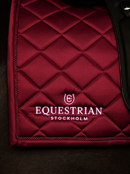 Equestrian Stockholm - Line Collection - Bordeaux Dressage Saddle Pad