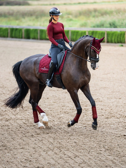 Equestrian Stockholm - Line Collection - Bordeaux Dressage Saddle Pad
