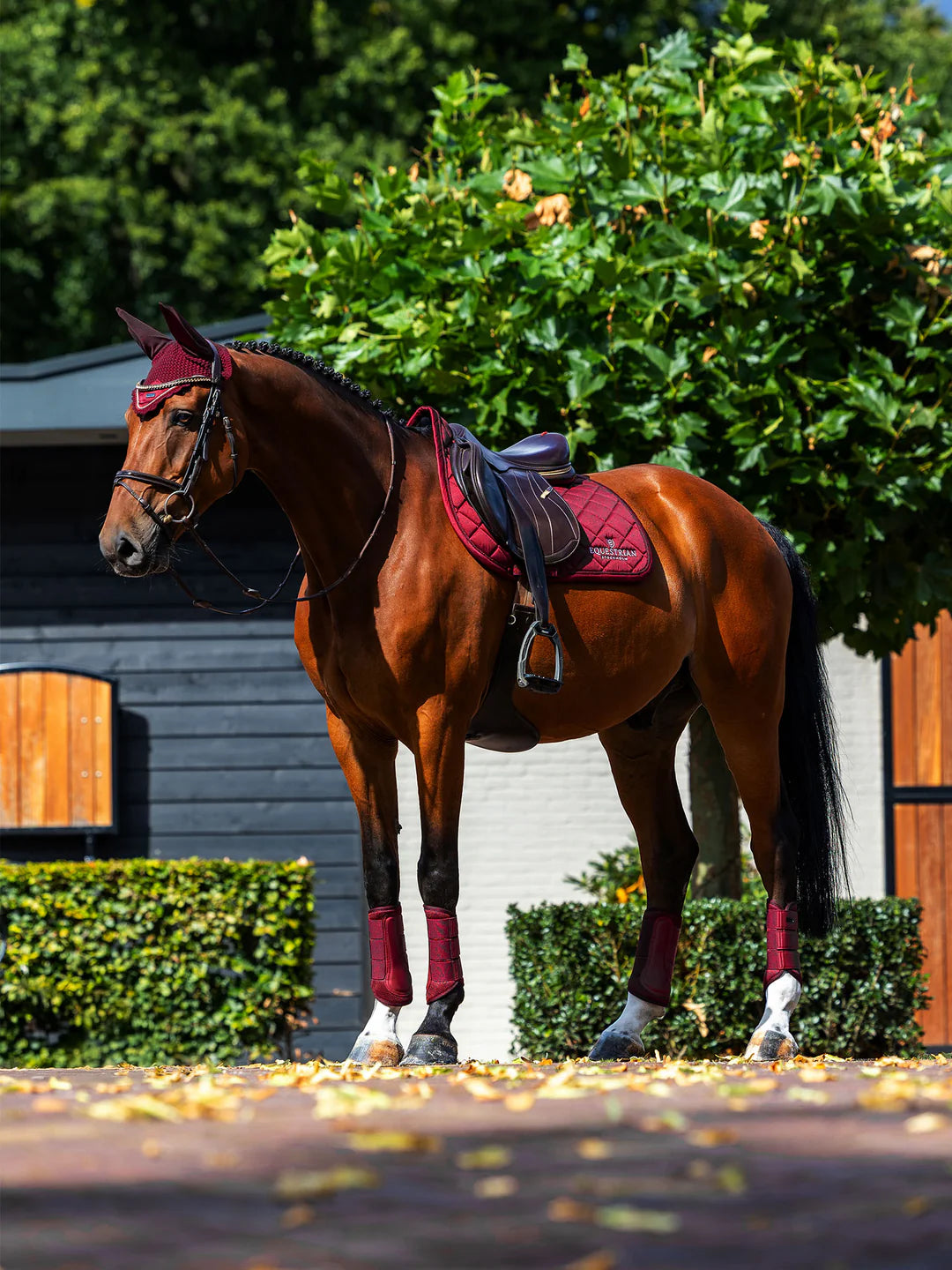 Equestrian Stockholm - Line Collection - Sottosella da salto Bordeaux