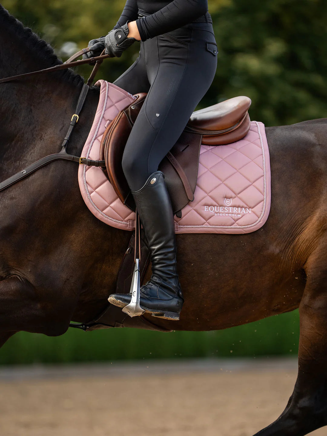 Equestrian Stockholm - Line Collection - Pink Jump Saddle Pad