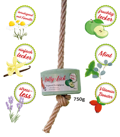 Lolly-Lick - Pietra da leccare sana 750G (diverse varianti)