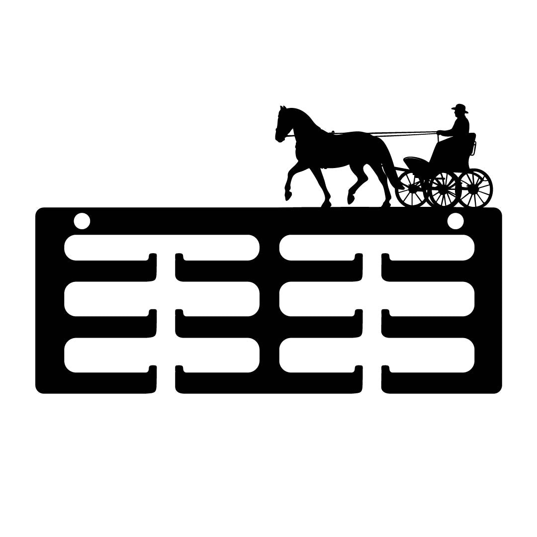 Wolfxjessy - Porta coccarda Carrozza a 4 ruote